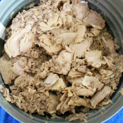 canned tuna display