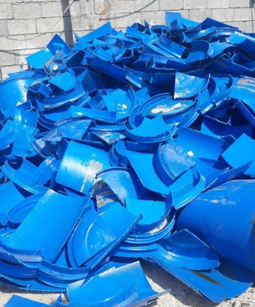 hdpe blue drum scrap